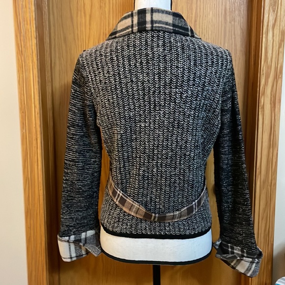 ⭐️Curio Anthro Mixed fabric and pattern Eclectic Soft Cardigan - Picture 3 of 9